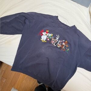 Men's Navy Graphic Sweater